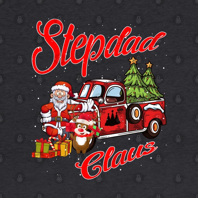 Stepdad Claus Santa Car Christmas Funny Awesome Gift by intelus